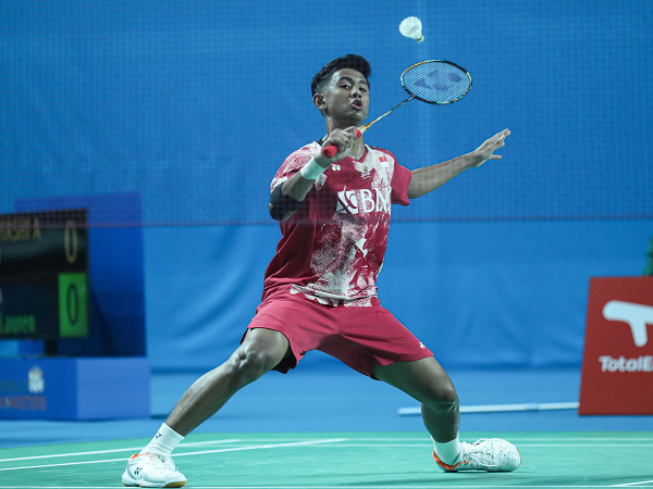 Alwi Farhan terus berlatih untuk persiapkan Thomas Cup 2024.