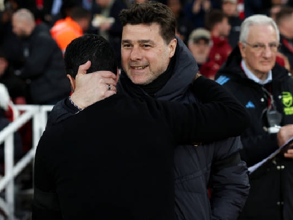 Mikel Arteta dan Mauricio Pochettino