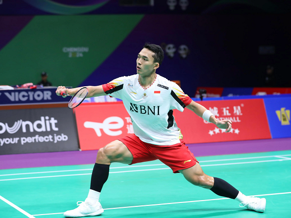 Jonatan Christie bersiap hadapi India di laga terakhir fase grup Thomas Cup 2024.