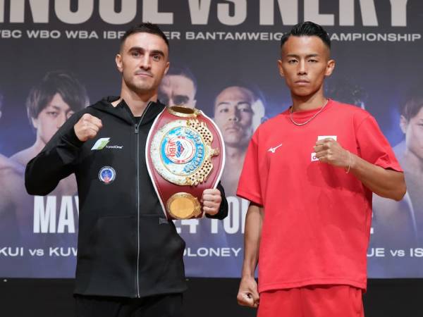 Jason Moloney (kiri) dan Yoshiki Takei. (Foto: Ring TV)