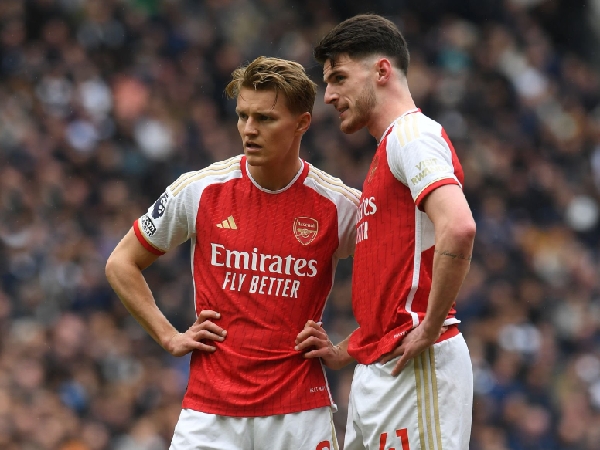 Martin Odegaard dan Declan Rice