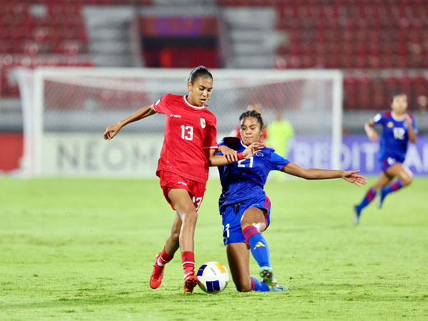 Laga pertama timnas wanita Indonesia U-17 di Piala Asia Putri U-17