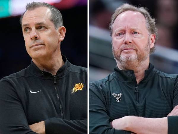 Frank Vogel (kiri) dan Mike Budenholzer. (Foto: AP)