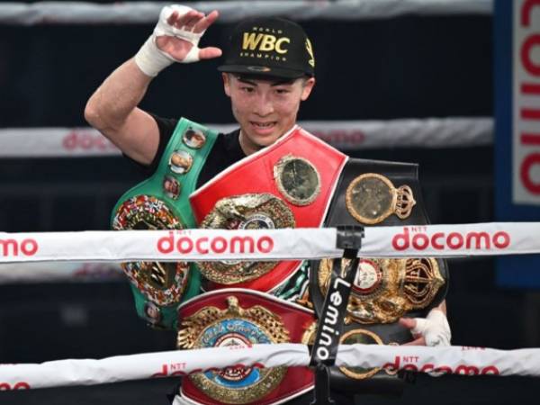 Naoya Inoue diharapkan menghadapi Sam Goodman dari Australia berikutnya, yang merupakan penantang nomor satu untuk IBF dan WBO. (Foto: Japan Times)
