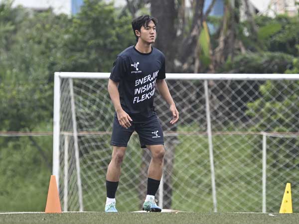 Pemain muda Persija Jakarta, Raka Cahyana kembali dari masa peminjaman di Deltras FC
