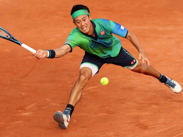 Hasil French Open: Kei Nishikori Terjang Laga Maraton Demi Bertahan