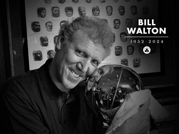 Bill Walton bermain di NBA antara 1974 sampai 1988 untuk tiga tim NBA yakni Portland Trail Blazers, Los Angeles Clippers dan Boston Celtics. (Foto: Boston Celtics)