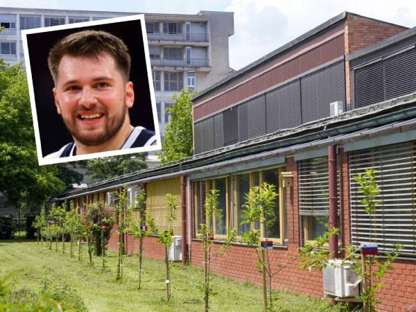 Sekolah dasar Miran Jarc di Ljubljana, Slovenia, tempat segalanya dimulai bagi Luka Doncic. (Foto: AP).