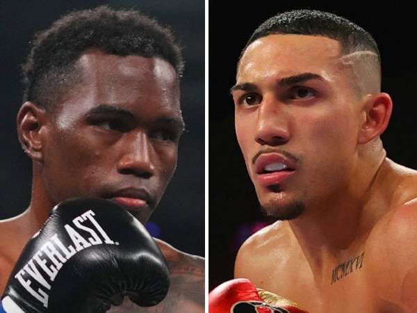 Subriel Matias (kiri) dan Teofimo Lopez. (Foto: Talksports)