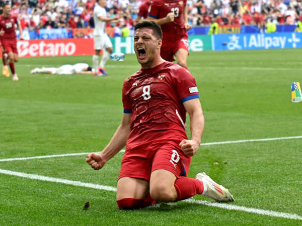 Luka Jovic Buat Gol di Menit Akhir, Serbia dan Slovenia Berbagi Poin
