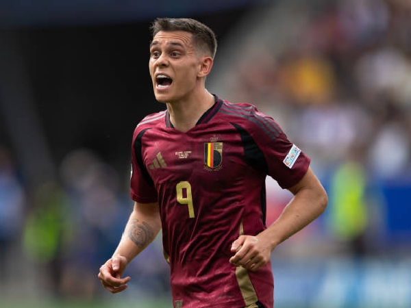 Penyerang sayap Belgia, Leandro Trossard
