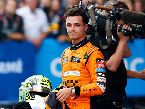 Lando Norris ambil alih posisi kedua klasemen dari Charles Leclerc.