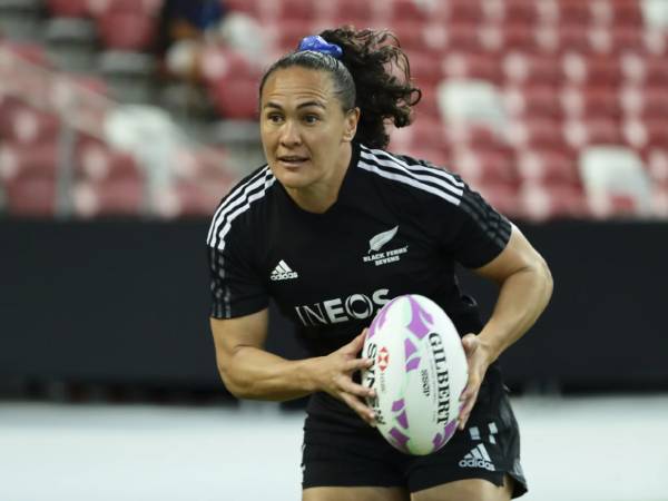 Selama 12 tahun kariernya, Portia Woodman-Wickliffe telah dinobatkan sebagai pemain terbaik dunia untuk kategori sevens dan 15s putri.(Foto: AP)