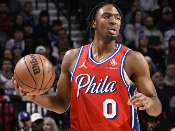 Dengan menyetujui kesepakatan ini, Sixers telah mengamankan jasa Tyrese Maxey untuk jangka panjang. (Foto: AP)