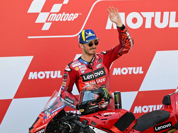 Francesco Bagnaia sumringah bisa dominan di GP Belanda.