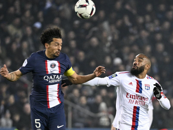 Alexandre Lacazette dan Marqinhos