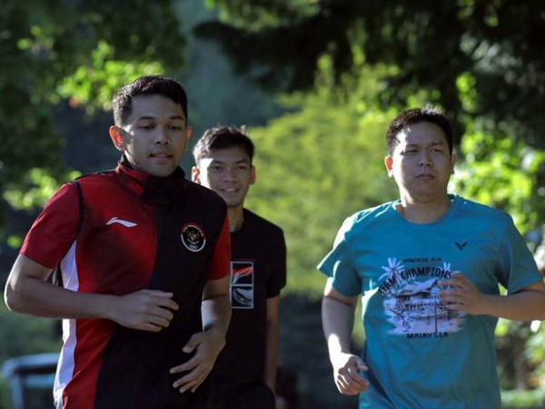 Tim Bulu Tangkis Indonesia Menjajal Venue Olimpiade Paris 2024