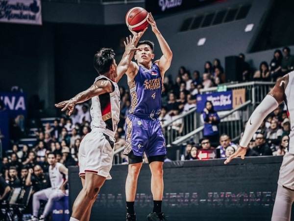 Abraham Damar Grahita senang bisa bawa Satria Muda tembus laga final IBL 2024.