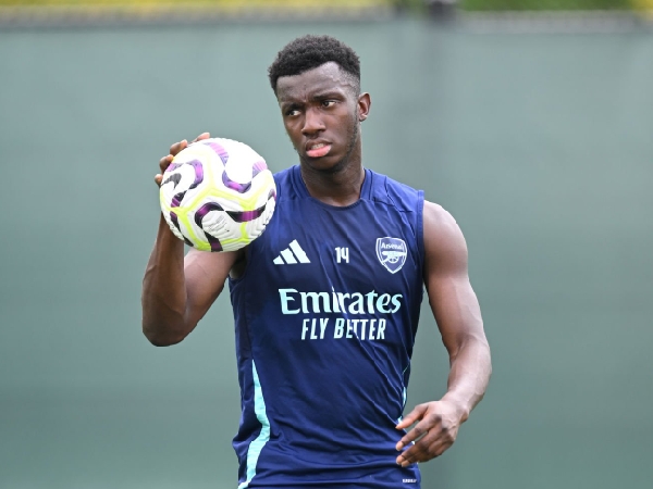 Striker Arsenal, Eddie Nketiah, diburu oleh Marseille