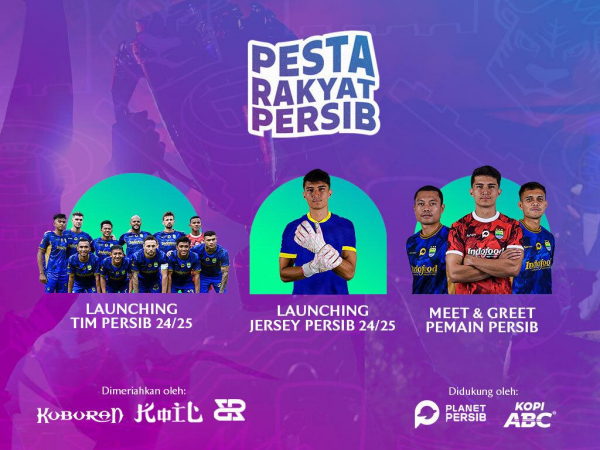 Persib akan launching tim dan rilis jersey baru pada akhir pekan ini