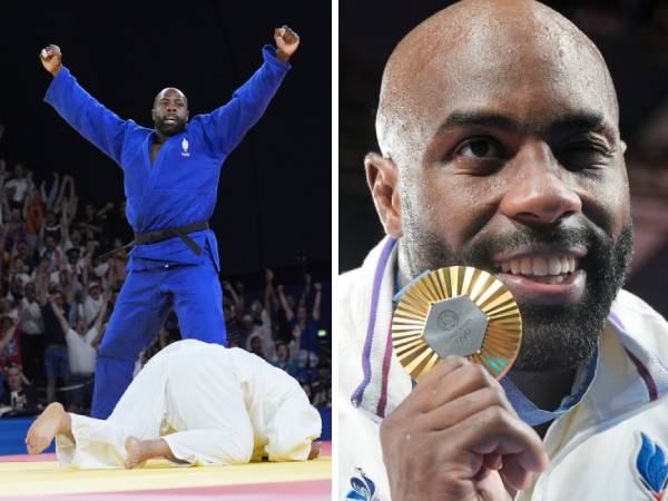 Di Olimpiade Paris, Teddy Riner mengukuhkan statusnya sebagai salah satu pejudo terhebat sepanjang masa. (Foto: AFP)