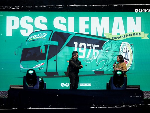 Peluncuran bus tim baru PSS Sleman