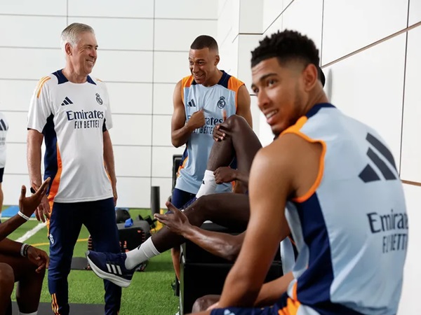 Kylian Mbappe Menjalani Latihan Perdana Bersama Real Madrid