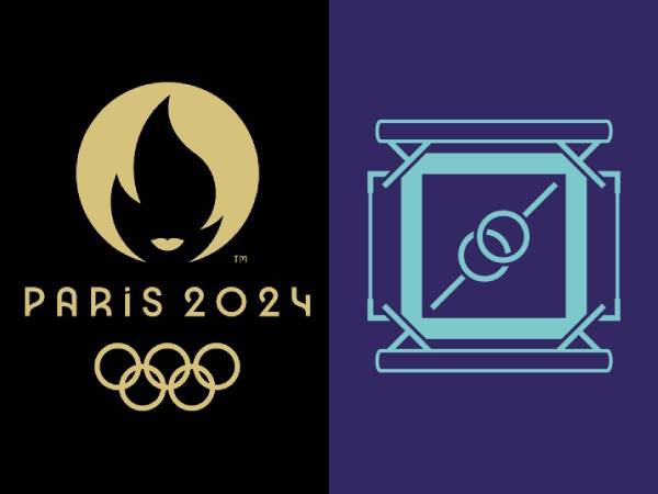 Gambar pictogram kompetisi senam artisitik untuk Olimpiade Paris 2024. (Foto: Olympics)