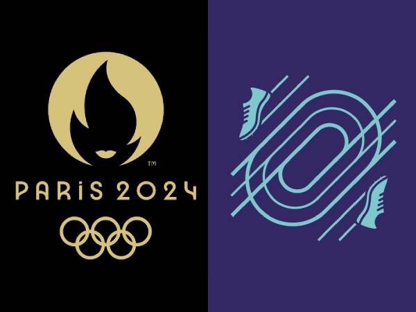 Gambar pictogram kompetisi atletik untuk Olimpiade Paris 2024. (Foto: Olympics)
