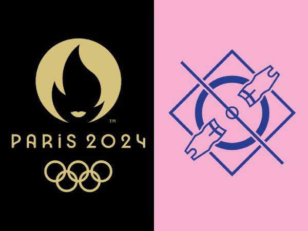 Gambar pictogram kompetisi gulat untuk Olimpiade Paris 2024. (Foto: Olympics)