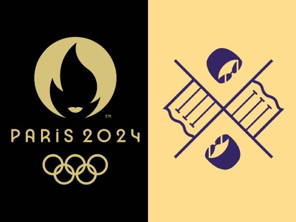 Gambar pictogram kompetisi renang untuk Olimpiade Paris 2024. (Foto: Olympics)