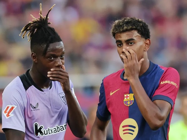 Lamine Yamal Mengejek Nico Williams setelah Sikat Bilbao