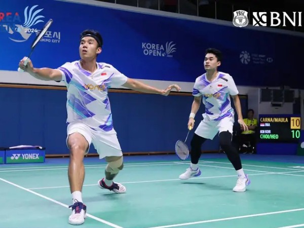 Ganda Putra Pastikan 1 Tiket Indonesia di Final Korea Open 2024