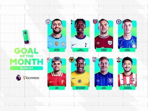 Daftar Nominasi Pencetak Gol Terbaik Premier League Bulan Agustus 2024