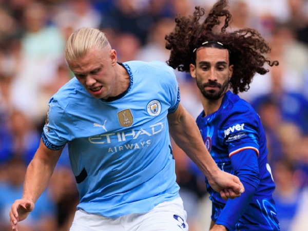 Erling Haaland terlibat perang kata-kata dengan Marc Cucurella