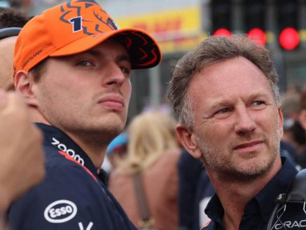 Christian Horner (kanan) dan Lando Norris. (Foto: F1 Racing)