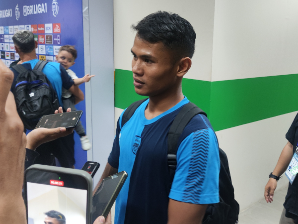 Dimas Drajad menjadi pembuka kemenangan Persib atas Persija