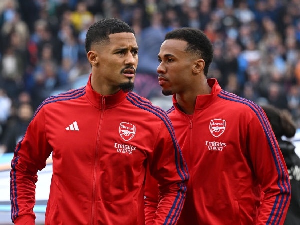 Duet William Saliba dan Gabriel Magalhaes dipuji oleh manajer Arsenal, Mikel Arteta