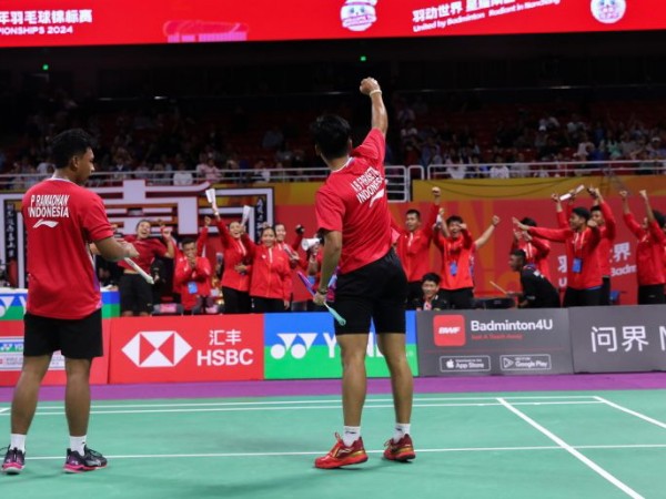 China Vs Indonesia di Final Beregu Campuran Kejuaraan Dunia Junior 2024