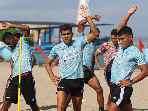 Latihan PSBS Biak usai libur selama satu minggu