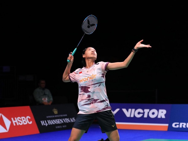 Putri KW tak gentar lawan Wang Zhi Yi di semifinal Denmark Open 2024.