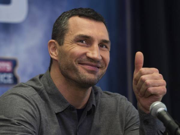 Dukungan Wladimir Klitschko diberikan melalui sebuah video berdurasi 40 detik. (Foto: Inside The Games)