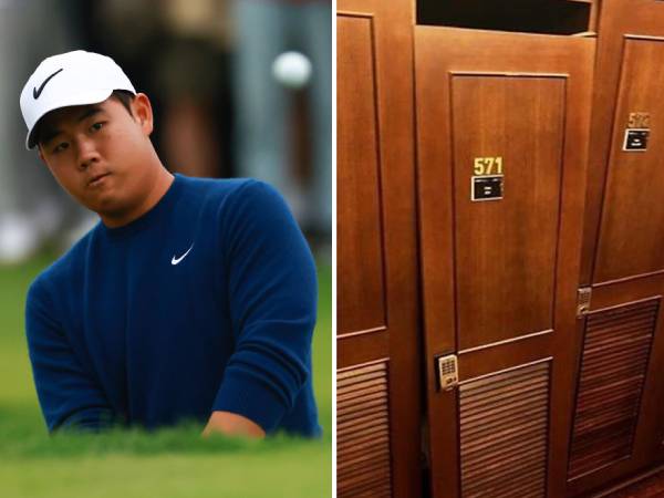 Tom Kim mengatakan bahwa masalah ini “selesai” setelah ia berbicara dengan pihak tur dan menawarkan untuk membayar biaya perbaikan pintu. (Foto: Golf Digest, Instagram)