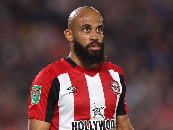 Bryan Mbeumo tampil impresif di lini depan Brentford