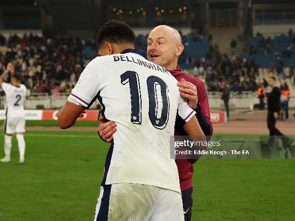 Jude Bellingham dan pelatih interim timnas Inggris, Lee Carsley