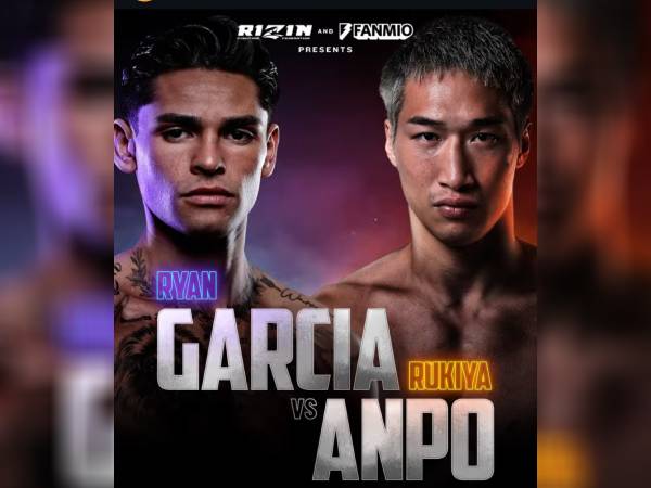 Ryan Garcia (kiri) dan Rukiya Anpo. (Foto: Fight TV)