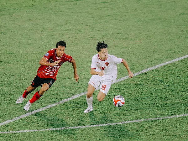 Uji coba timnas Indonesia kontra Bali United jelang tampil di Piala AFF 2024