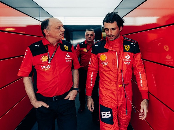 Fred Vasseur pastikan Ferrari tak taruh dendam kepada Carlos Sainz Jr.
