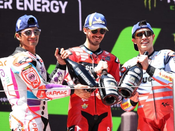 Jorge Martin, Marc Marquez dan Francesco Bagnaia