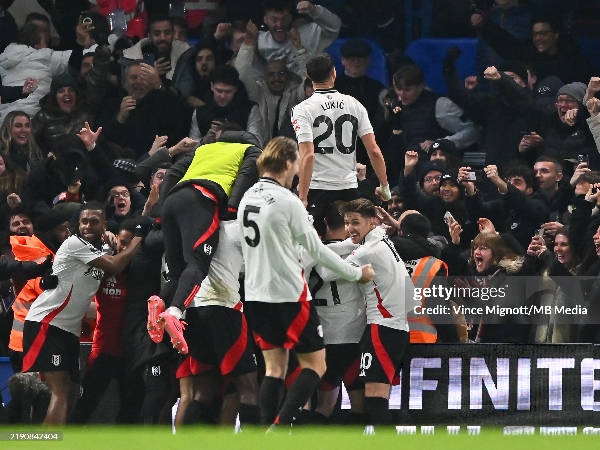 Fulham sukses mempermalukan Chelsea di Stamford Bridge